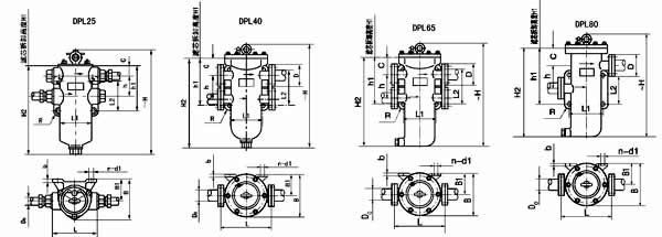 SPL、DPL型網片式油濾器